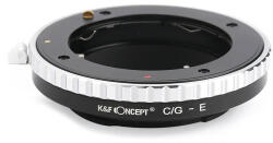 K&F Concept Adaptor montura K&F Concept C/G-NEX de la Contax G la NEX KF06.319