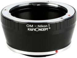 K&F Concept Adaptor montura K&F Concept OM-Nikon1 de la Olympus OM la Nikon1 KF06.292