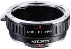 K&F Concept Adaptor montura K&F Concept EOS-FX PRO de la Canon EOS la Fuji X-Mount KF06.393