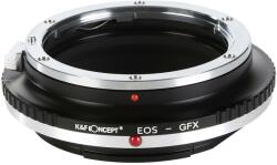 K&F Concept Adaptor montura K&F Concept EOS-GFX de la Canon EOS EF la Fuji GFX KF06.350