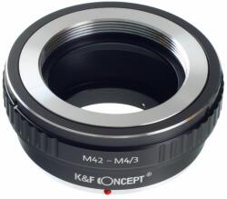 K&F Concept Adaptor montura K&F Concept M42-M4/3 de la M42 la Micro 4/3 (MFT) KF06.076