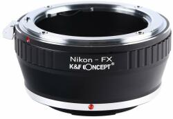 K&F Concept Adaptor montura K&F Concept NIK-FX II de la Nikon la Fujifilm FX KF06.364