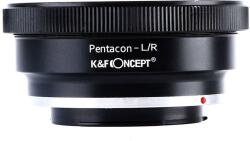 K&F Concept Adaptor montura K&F Concept Pentacon 6-L/R de la Pentacon 6 Kiev 60 la Leica R KF06.250