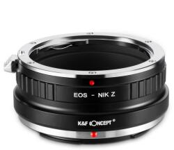 K&F Concept Adaptor montura K&F Concept EOS-Nik Z de la Canon EOS EF la Nikon Z KF06.367