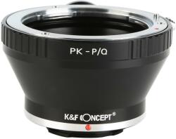 K&F Concept Adaptor montura K&F Concept PK-P/Q de la Pentax K la Pentax Q cu adaptor trepied KF06.297