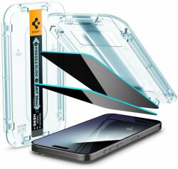Spigen Glass tR EZ Fit (Privacy) 2 Pack Transparency iPhone 15 Pro (AGL06894)