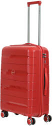 HaChi Denver piros 4 kerekű közepes bőrönd (Denver-M-piros)
