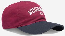 Wood Wood șapcă de baseball din bumbac Brian culoarea roșu, cu imprimeu 12130807.7083-RUST 99KK-CAU1J7_33X