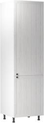 TEMPO KONDELA alsószekrény a beépíthető hűtő számára D60ZL, jobbos, fehér/sosna Andersen, PROVANCE - sprintbutor