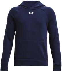 Under Armour Gyerek sportos cipzár nélküli pulcsi Under Armour RIVAL FLEECE HOODIE K kék 1379792-410 - YXL