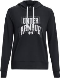 Under Armour Női funkcionális cipzár nélküli pulcsi Under Armour RIVAL TERRY GRAPHIC HDY W fekete 1379610-001 - M