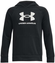 Under Armour Gyerek sportos cipzár nélküli pulcsi Under Armour RIVAL FLEECE BL HOODIE K fekete 1379791-001 - YXL