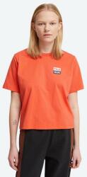 Wood Wood tricou din bumbac Steffi T-Shirt x Fila culoarea portocaliu 688376. B026-ORANGE 99KK-TSD0LI_22X