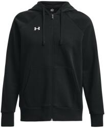 Under Armour Női sportos cipzáras pulcsi Under Armour RIVAL FLEECE FZ HOODIE W fekete 1379497-001 - S