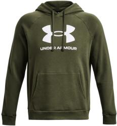 Under Armour Férfi sportos cipzár nélküli pulcsi Under Armour RIVAL FLEECE LOGO HD zöld 1379758-390 - M