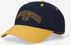 Wood Wood șapcă de baseball din bumbac Brian culoarea bleumarin, cu imprimeu 12230807.7083-LIGHTSAND 99KK-CAU1JE_59X