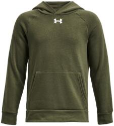 Under Armour Gyerek funkcionális cipzár nélküli pulcsi Under Armour RIVAL FLEECE HOODIE K zöld 1379792-390 - YS