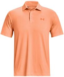 Under Armour Golf Férfi funkcionális rövid ujjú pólók Under Armour PLAYOFF 3.0 PRINTED POLO narancssárga 1378677-906 - S