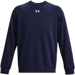 Under Armour Férfi sportos cipzár nélküli pulcsi Under Armour RIVAL FLEECE CREW kék 1379755-410 - XXL