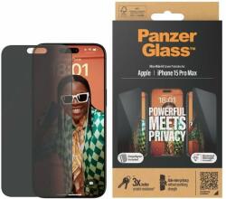 Panzer Privacy Apple iPhone 15 Pro Max üvegfólia + felhelyező keret (P2812)