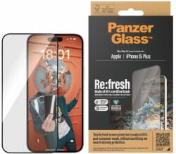 Panzer Recycled Glass Apple iPhone 15 Plus üvegfólia + felhelyező keret (2823)