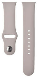 Apple Watch 1-6, SE (42 / 44 mm) / Watch 7-8 (45 mm) / Watch Ultra (49 mm), szilikon pótszíj, állítható, Devia Delux Sport, szürke - ionstore