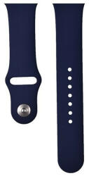 Apple Watch 1-6, SE (42 / 44 mm) / Watch 7-8 (45 mm) / Watch Ultra (49 mm), szilikon pótszíj, állítható, Devia Delux Sport, kék - ionstore