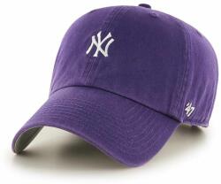 47 brand pamut baseball sapka MLB New York Yankees lila, nyomott mintás, B-BSRNR17GWS-PP - lila Univerzális méret