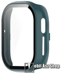 Huawei Honor Watch 4 (TMA-L19), Okosóra műanyag védőtok, 9H üvegfólia, Zöld