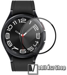 ENKAY Samsung Galaxy Watch6 Classic 43mm (SM-R950/955), ENKAY okosóra flexibilis üvegfólia, Full cover, 1db, Fekete