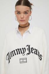 Tommy Hilfiger pulóver női, bézs - bézs XS - answear - 34 990 Ft