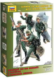 Zvezda German 120mm Mortal 42 with Trailer and Crew (3583) (3583)