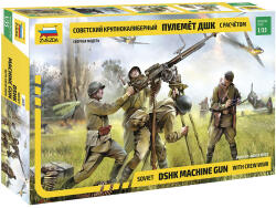Zvezda Soviet DSHK with Crew WWII 1: 35 makett figura (3609) (3609)