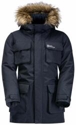 Jack Wolfskin gyerek parka GLACIER PEA fekete - fekete 176