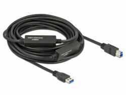 Delock Aktív USB 3.2 Gen 1 kábel A-típusú USB B-típusú USB csatlakozóvégekkel 10 m (85380)