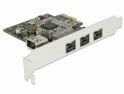Delock PCI Express Kártya > 3 x külső FireWire B + 1 x belső FireWire A (89864) - dstore