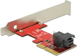 Delock PCI Express x4-kártya > 1 x belso SFF-8643 NVMe alacsony profilú formatényezo (89535) - dstore