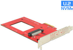 Delock PCI Express x4 Kártya > 1 x belso U. 2 NVMe SFF-8639 (89469) - dstore