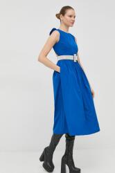 REDValentino ruha midi, harang alakú - kék 36