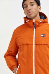 Tommy Jeans rövid kabát férfi, narancssárga, téli - narancssárga M