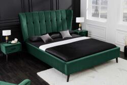 LuxD Design ágy Violetta 160 x 200 cm sötétzöld bársony
