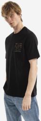 Wood Wood pamut póló Bobby JC Robot T-shirt fekete, nyomott mintás - fekete S