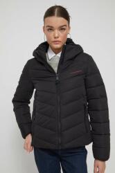 Superdry rövid kabát női, fekete, téli - fekete XS - answear - 32 990 Ft