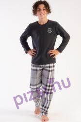 Vienetta Hosszúnadrágos kockás polár fiú pizsama (KPI1059 9-10 éves)
