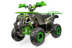 Hollicy ATV electric Eco Toronto 1000W 48V 20Ah, roti 7 inch, culoare Verde Camuflaj