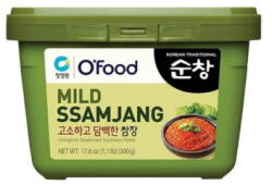 O’Food Ssamjang Koreai Fűszeres Szójababpaszta, 500gr (Chung Jung One) (8801052048215 5116-50 21/07/2025 (20db) 03/09/2025 (20db))