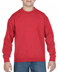 Gildan kereknyakú gyerek pulóver, GIB18000, Red-M