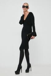 GUESS ruha fekete, mini, testhezálló - fekete 38 - answear - 47 990 Ft