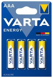 VARTA Set 4 baterii alcaline ENERGY AAA LR03 4buc VARTA (MICRO 4103 MINISTILO)