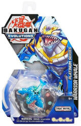 Spin Master Figurina Bakugan Evolutions Platinum Series, Warrior Whale, Albastru, 6 cm Figurina